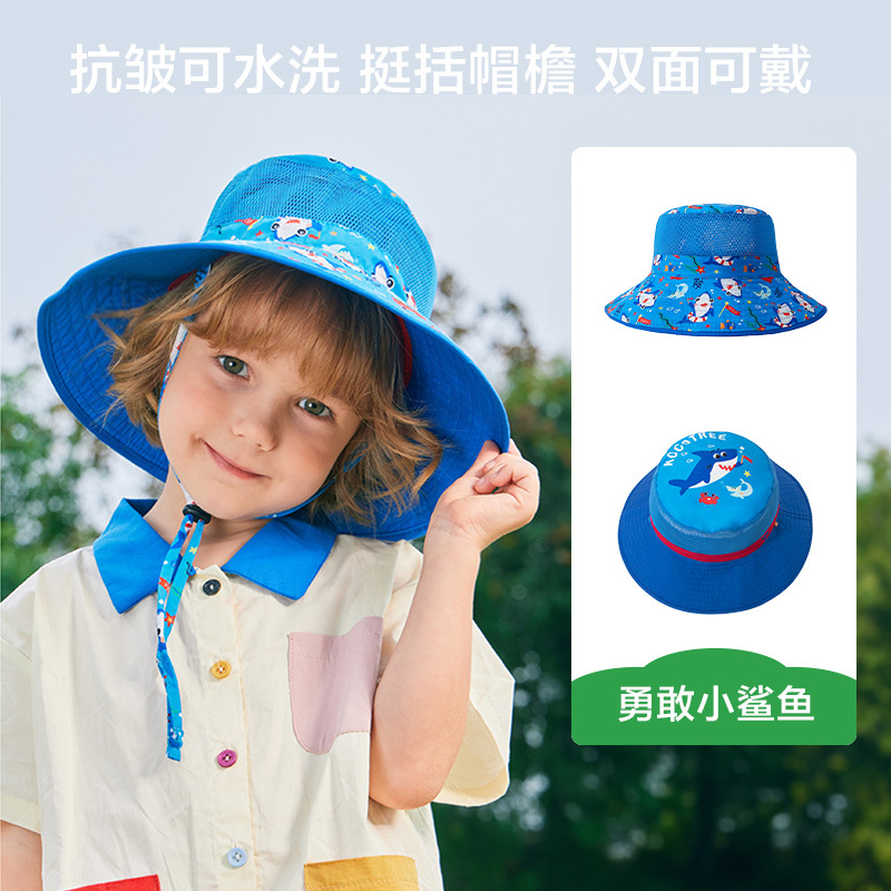 KK Tree Sombrero de protección solar para niños, cara, protección UV, sombra, bebé, niño, niña, sombrero de pescador de playa de verano