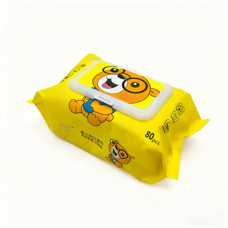 Wholesale Flip-Top Wet Wipes for Baby Hands and Mouth, Ample Supply, Customizable Wipes for Department Stores