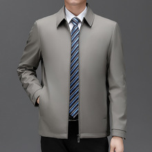 专柜同款防寒羽绒服男冬季商务休闲行政中年外套加厚保暖男装夹克
