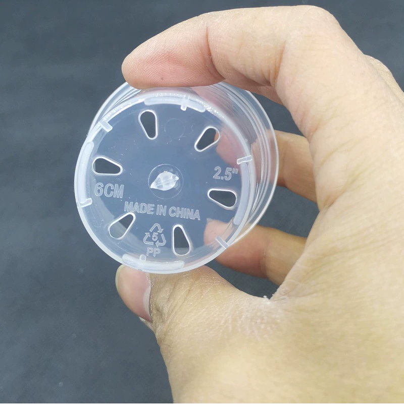 6 см новый специальный цветочный горшок фаленопсис прозрачный пластиковый стаканчик для рассады из смолы Dendrobium зеленое растение дышащее повышение корней