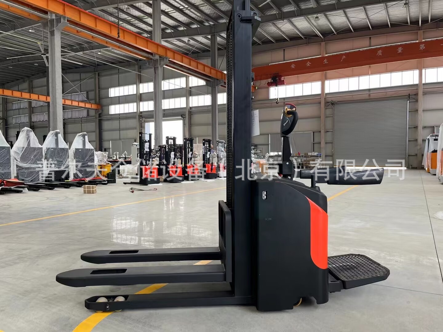 1吨电动堆高车无腿前移电动叉车2吨全自动电瓶托盘升降升高车铲车