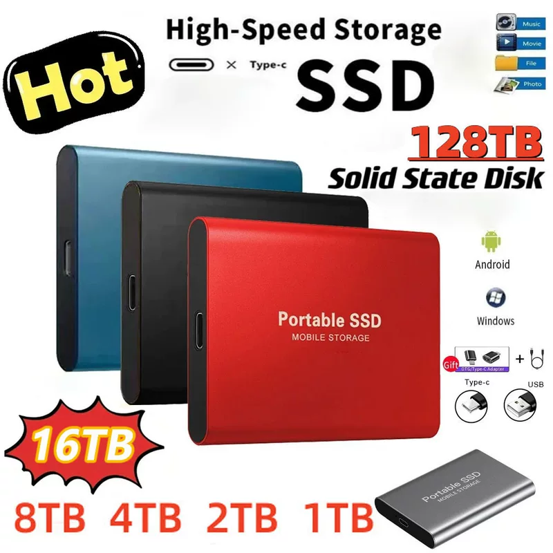 Заводской поставщик твердотельный накопитель SSD 3.0 высокоскоростной 1TB/2TB для расширения и апгрейда мобильного диска