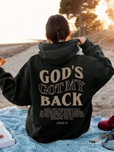 E 47511 Support Me Hoodie Y2K Print ��ĸӡ������ �羳ŷ