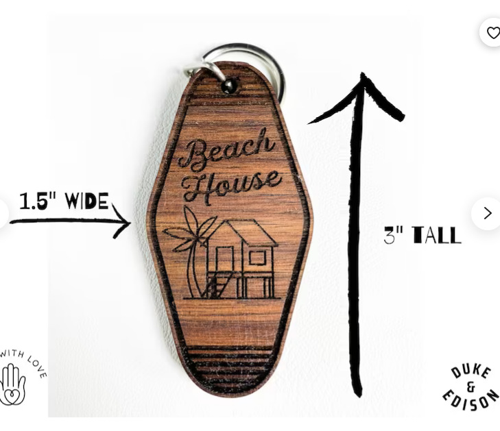 Keychain Classification Pastoral Solid Color Pu Leather Wood Women's Keychain