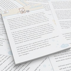 フィッシング ウエストハイランド パピー B5 ペーパーブック 高価値 かわいいノート 学生抜粋ノート 破れやすい便箋ノート