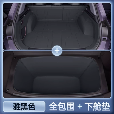 Nx8-Specific Interior Car Accessories, Trunk Mat - zhen-selection-elegant-black-trunk-full-cover-lower-cabin-mat-nissan-nx8