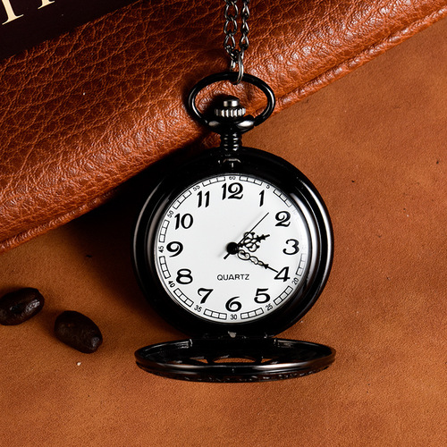 Quartz Large Silver Petal Quartz Pocket Watch, Retro Pocket Watch Wholesale, Factory Wholesale Pocket Watch 8141