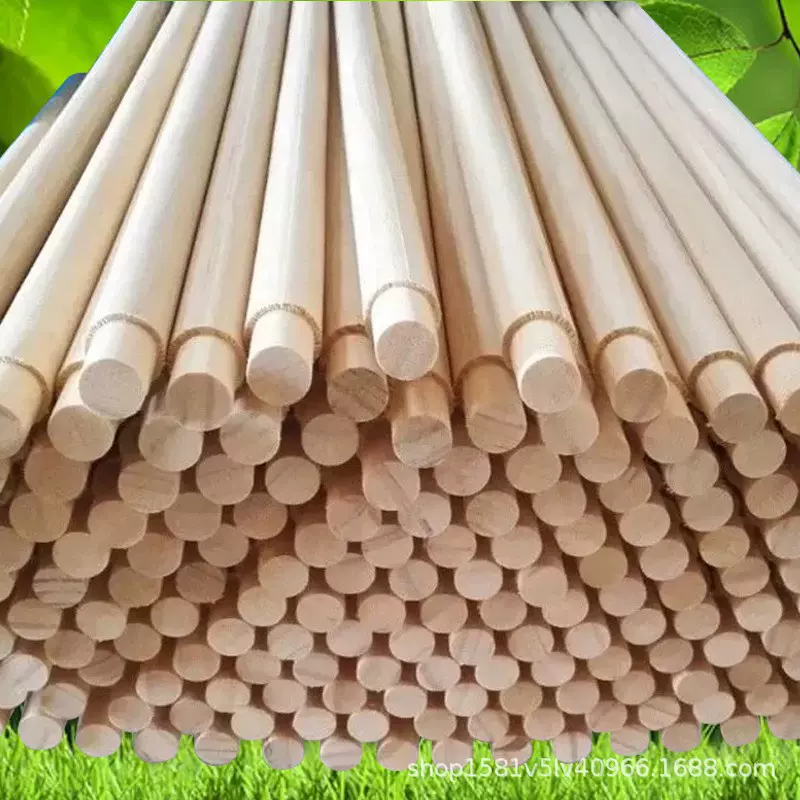 厂家批发松木圆木棒6mm-8cm 创意工艺品木棒diy小木杆小圆棍