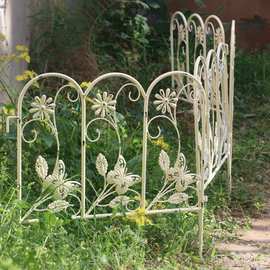 花园围栏铁艺户外别墅阳台菜园花圃小篱笆植物矮护栏庭院装饰栅栏