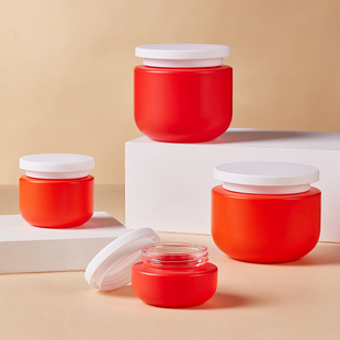 Customized 68-Tooth Pet Wide-Mouth Exfoliating Body Scrub Bottle Bath Salt Bottle 50-300g Cream Packaging Jar