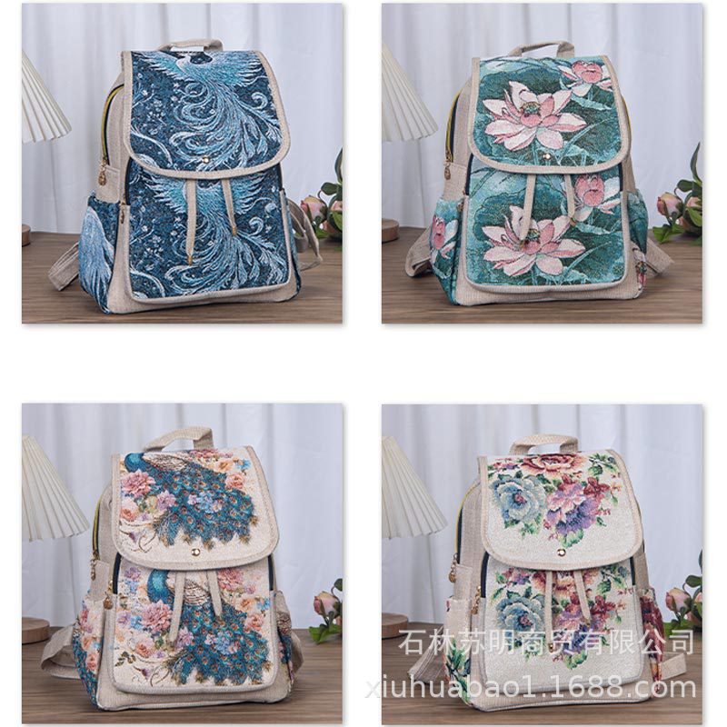 Ethnic backpack