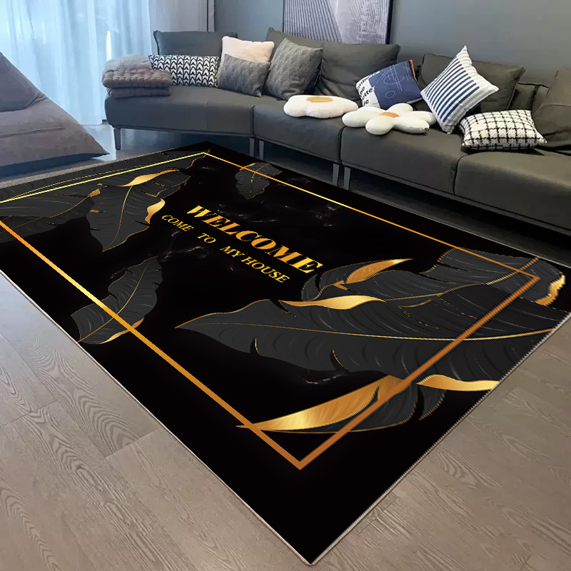 Transfronteriza generación Americana retro alfombra de moda creativa sala de estar dormitorio completo sofá alfombra de piso de montaña alfombra de piso de camping