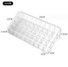 Acrylic transparent lipstick, cosmetic table storage box, 36 cells