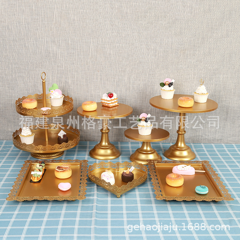 Hotel decoración merienda placa accesorios de la boda soporte de la torta sitio de la boda diseño postre Mesa restaurante postre mesa de exhibición