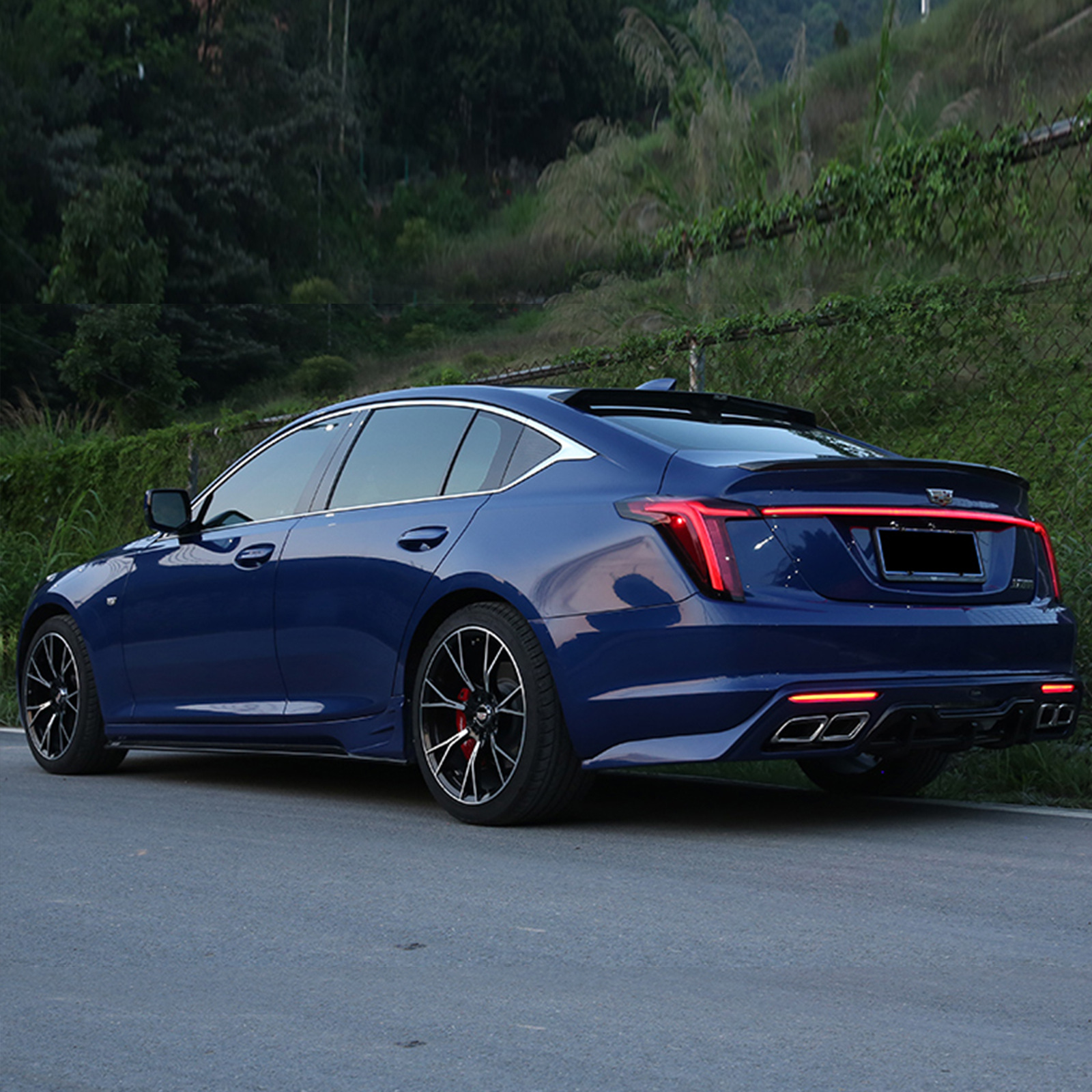 适用于凯迪拉克CT5改装饰后杠灯/贯穿式尾灯ct5后杠灯专用转向灯