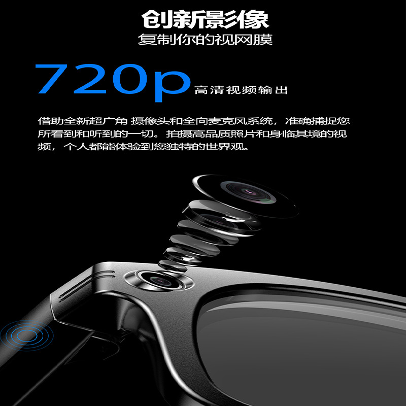 Nuevas gafas inteligentes transfronterizas W600AI toma de fotos, toma de fotos, toma de fotos, grabación de video, llamada Bluetooth, reproducción de música