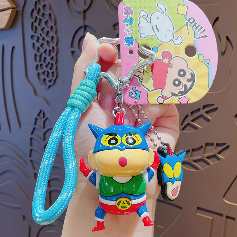本物のクレヨンしんちゃん恋人ビスケットシリーズキーホルダーかわいいバッグペンダント車のキーチェーンギフト卸売|undefined