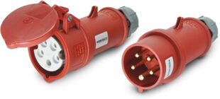 Cee Stecker & Kupplung Set 400V\/16A 5P Ip44 - Mennekes