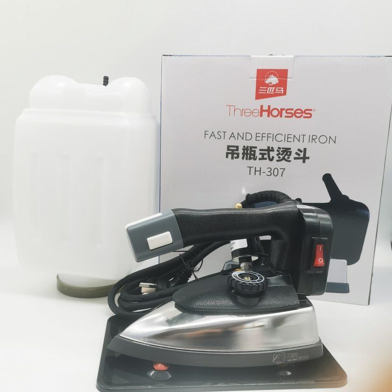 Three Horse Hanging Bottle Iron Th-307 Iron 1200W Hanging Bottle Steam Electric Iron Industrial Temperature Control Iron