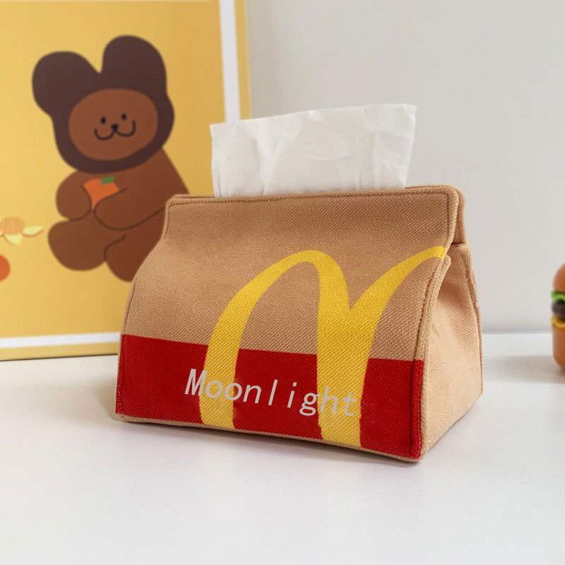 Other McDonald's Tissue Box Car Creative Cute Car Tissue Box Car Tissue Bag (Car tissue box/set) - home-mcdonalds-without-straps