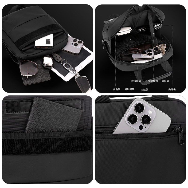 WEPOWER nuevo hombre viaje de viaje de negocios gran capacidad mochila de viaje de negocios mochila de hombro