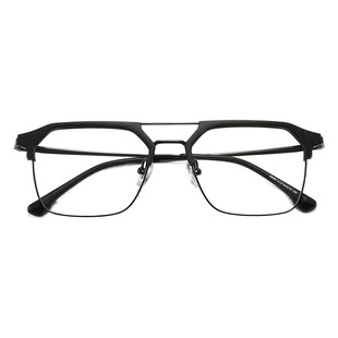 Duchai Shuang Liang frosted black-rimmed glasses men's fashionable big face myopia photosensitive discoloration business Sven tech men's glasses frame