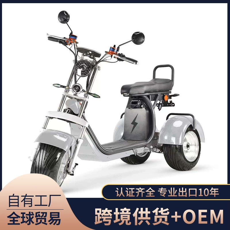 Производители большой двухприводный трехколесный электромобиль Harley 4000 Вт, поворотный автомобиль, двухтрубный аккумулятор, можно извлечь cityCoco