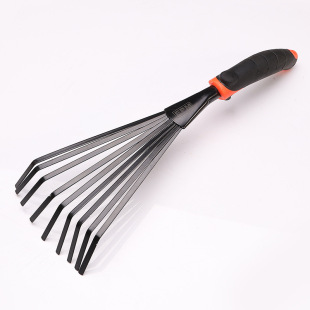 Household Grass Raised, Iron Grilled, Steel Rake, Agricultural Tools, Gardening and Gardening Tools, Vegetable Garden, Leaf Rake, Grass Climbing, Rake