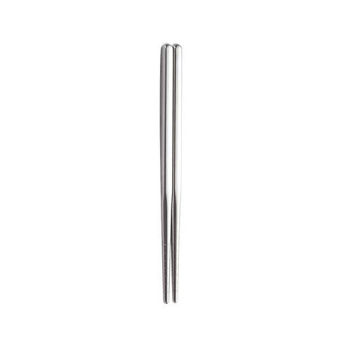 304 stainless steel 16-inch children's round square chopsticks home hotel children's anti-slip public chopsticks outdoor portable tableware set