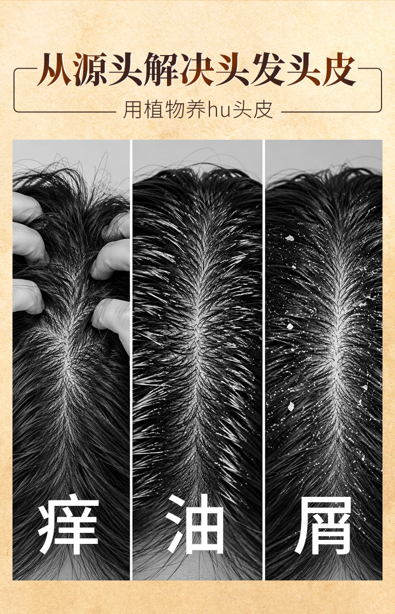 Tea Seed Herbal Hair Wash Pack Cha Fu Powder Sachets with Soapberry He Shou Wu for Postpartum Hair Care 40g x 10 Packs quality and texture