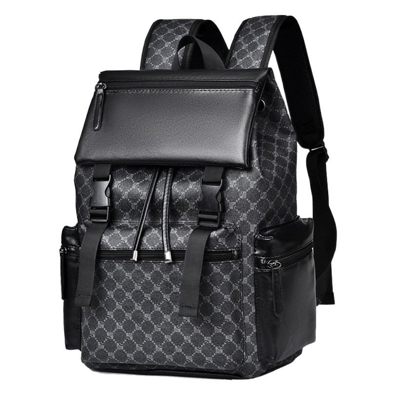 Cross-border men's business backpack high-end fashion travel backpack large-capacity school bag waterproof backpack computer bag