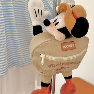 Mickey Cartoon Bag Crossbody Bag Ins Japanese Style Hong Kong Style Backpack Shoulder Bag Girl Heart Small Bag Casual Bag Women's Bag