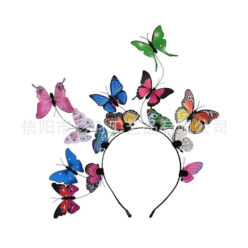 New cross-border bridal hair accessories, headbands, photo shoot headwear, party performance, forest-style, beautiful vintage, suitable for the Horse Racing Club
