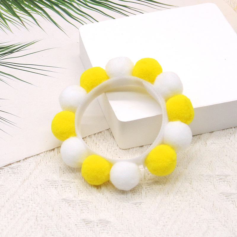 Jaune et blanc / XS N ° 15-20cm de portée réglable