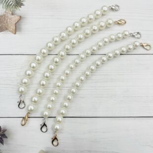 Pearl Bag Chain Handheld Chain Ins Glass Water Cup Pearl Chain Mobile Phone Hanging Rope with Short Shoulder Strap Accessories