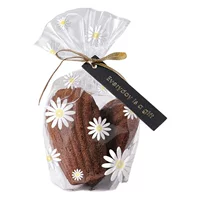 Маленькая сумка для печенья Daisy Candy, плоский карманный пакет для упаковки яблок на Рождество