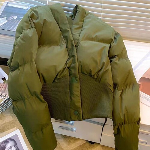 2025 Autumn/Winter Petite Streetwear Design Inspired Unique Versatile Patchwork Hooded Warm Cotton Jacket