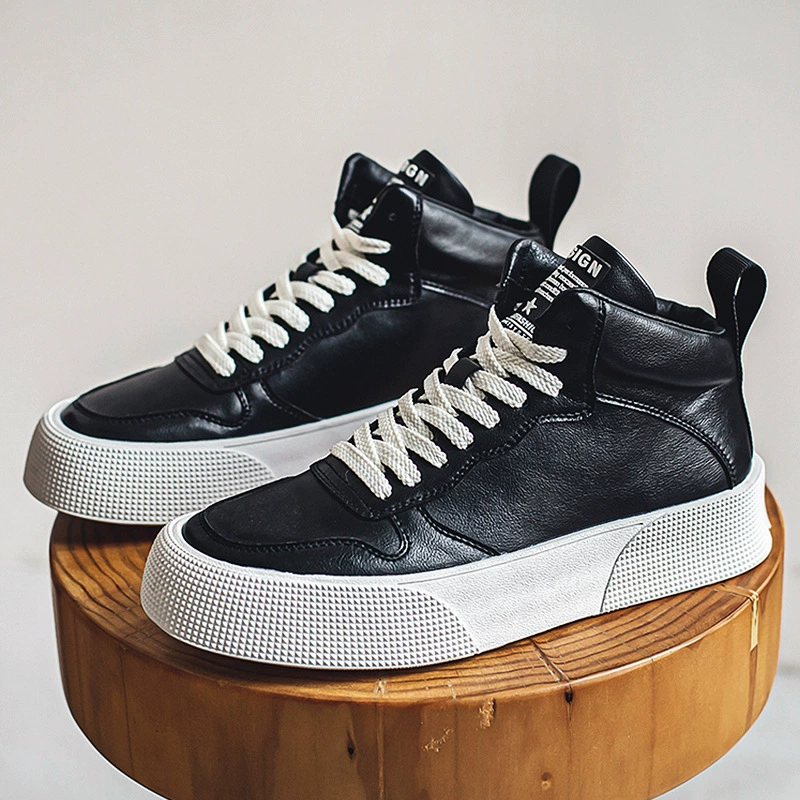 Осенние новые мужские кроссовки очень большого размера 45, расширенные и толстые повседневные туфли с высоким берцем 46, модные туфли очень большого размера 47, 48