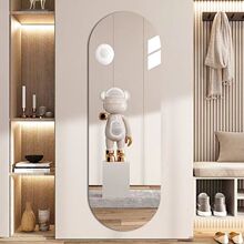 亚克力软镜子贴墙自粘全身镜家用卧室衣柜门试衣镜宿舍网红穿衣镜