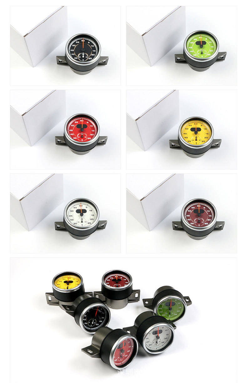 Suitable for 11-17 Porsche Cayenne Cayenne stopwatch compass cover upgrade with clock stopwatch accessories