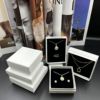 White storage system, necklace, accessory, ring, gift box, simple and elegant design, wholesale