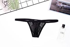 Men's trendy sexy mesh hole pants underwear