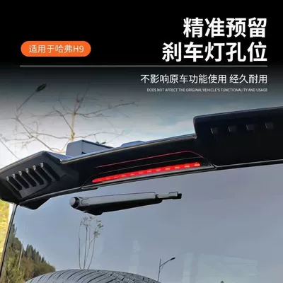 Fixed wind wing H9Mc Roof Sports Rear Wing
