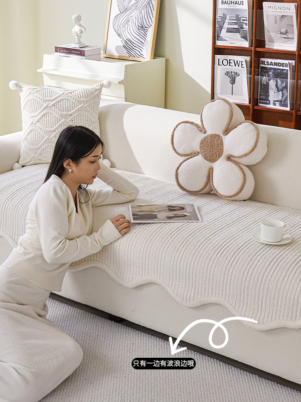 ✅ All-Season 2025 New Sofa Cushion with a Light Luxury Feel, Autumn and Winter Sofa Seat Cushion with Fixed Anti-Slip Cover