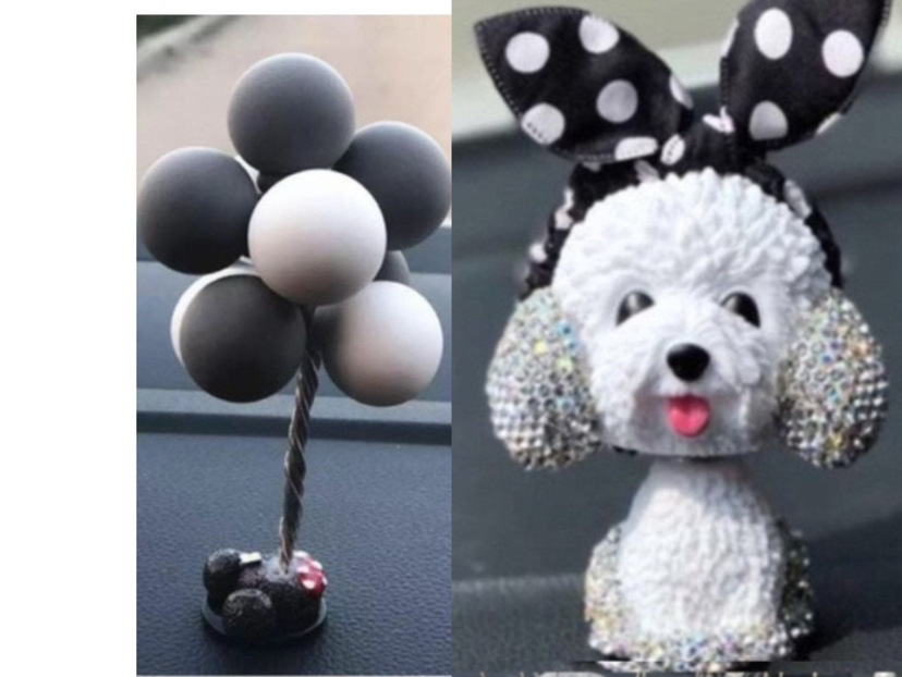 Adornos de automóviles Bola de diamantes de imitación Botella de aromaterapia Adornos de automóviles Consola central Decoración de automóviles Suministros internos de automóviles Net Red de plástico para mujeres