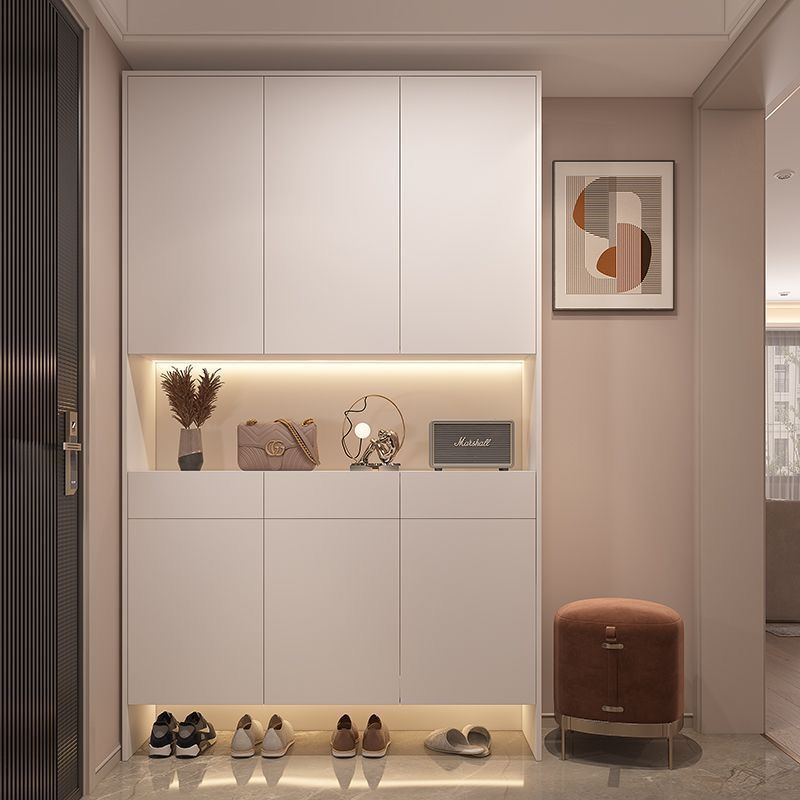 Shoe Cabinet for Home Entrance, Large Capacity Foyer Entryway Cabinet Storage, Custom-Made Entryway Shoe Cabinet Integrated Cabinet