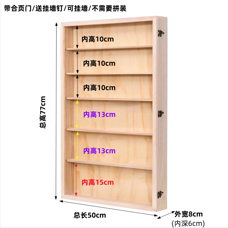 アクリルフィギュア展示棚バブルマットブラインド箱収納棚モリー人形収納展示棚壁掛け可