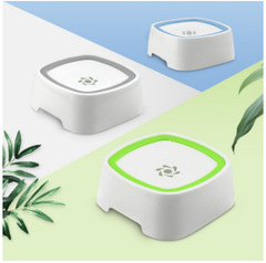 Pet Bowl, Floating Pet Bowl with Splash-Proof Design, Non-Slip and Chin-Wet-Proof Water Bowl for Dogs