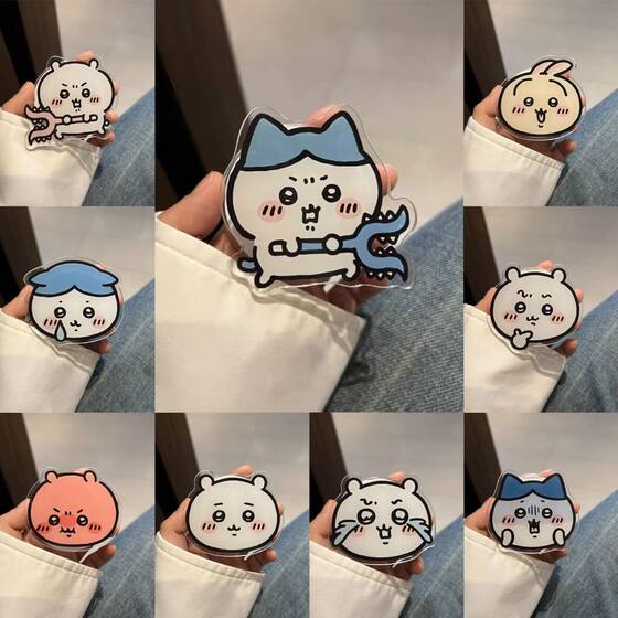 Xiaohongshu's Same Jiikawa Is Suitable for Any Mobile Phone Airbag Holder 3m Glue Paste Lazy Desktop Artifact