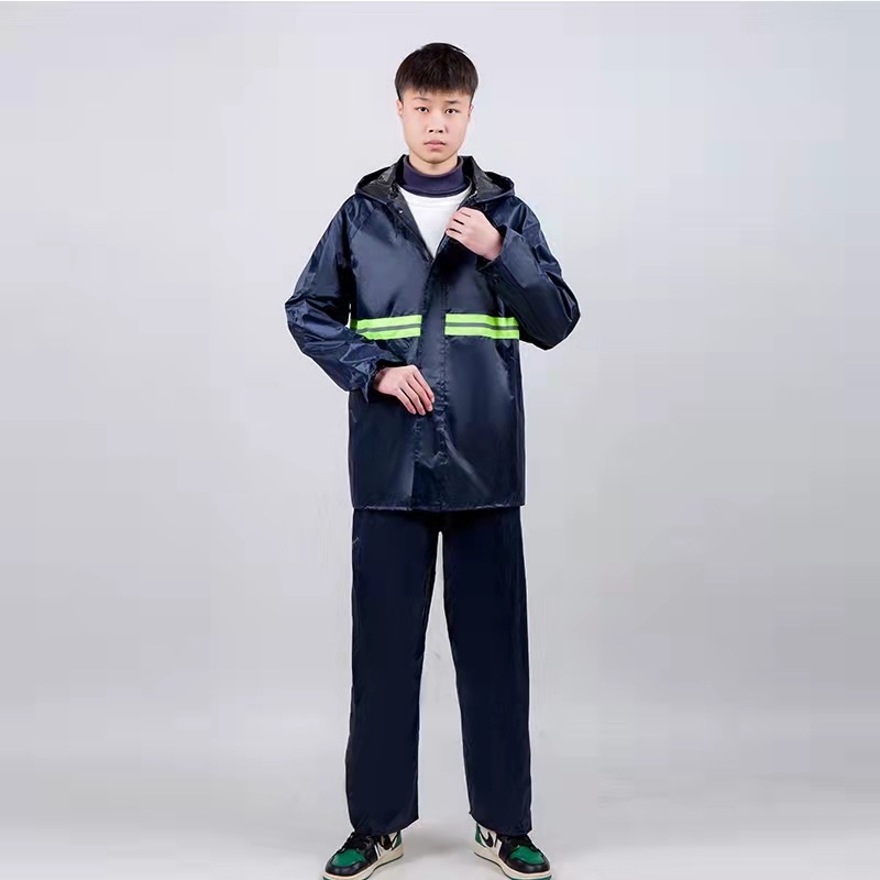 레인코트 레인 팬츠 세트 스플릿 방수 남성과 여성의 오토바이 타기 전기 자전거 전신 레인스톰 방지 테이크 아웃 레인코트